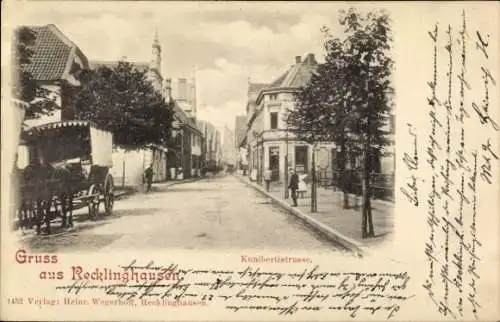 Ak Recklinghausen im Ruhrgebiet, Kunibertistraße