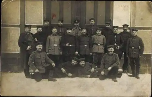 Set von 10 AK Kaiserreich  deutsche Soldaten Gruppenbild 