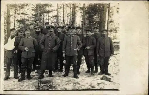 Set von 10 AK Soldaten Kaiserreich Gruppenbild