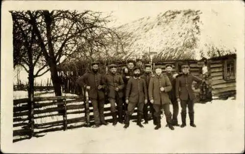 Set von 10 AK Soldaten Kaiserreich Gruppenbild 