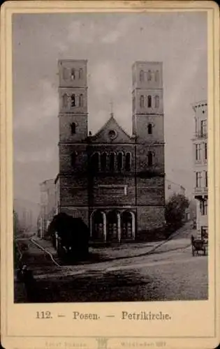 CdV Poznań Posen, Petrikirche, 1892