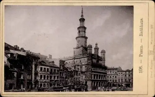 CdV Poznań Posen, Rathaus, 1892