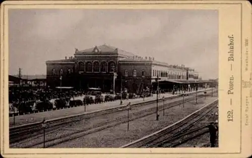 CdV Poznań Posen, Bahnhof, Gleisseite, 1892