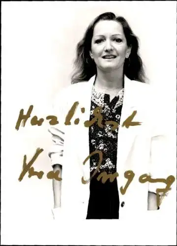 Ak Schauspielerin Vera Irrgang, Portrait, Autogramm