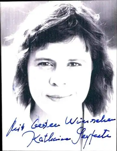 Ak Schauspielerin Katharina Seyferth, Portrait, Autogramm