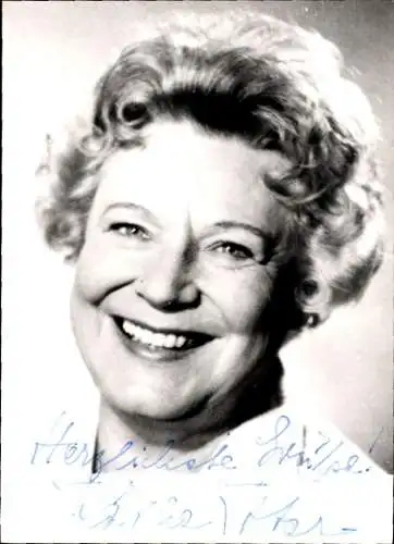 Ak Schauspielerin Käthe Itter, Portrait, Autogramm