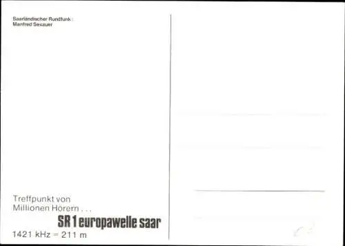 Ak Schauspieler Manfred Sexauer, Portrait, Autogramm