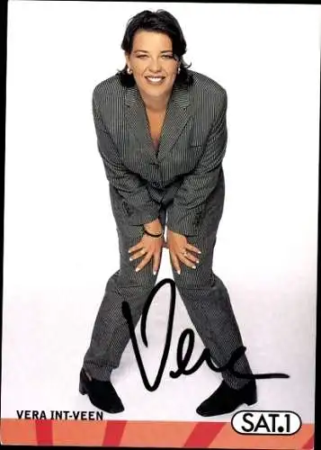 Ak Schauspielerin Vera Int-Veen, Portrait, Autogramm