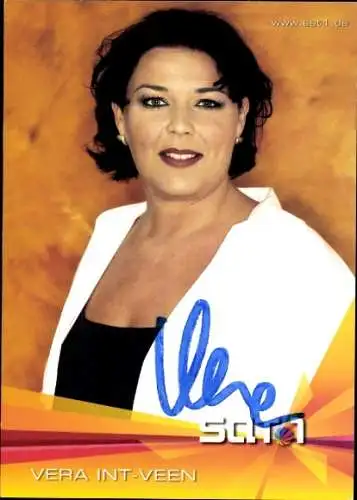 Ak Schauspielerin Vera Int-Veen, Portrait, Autogramm