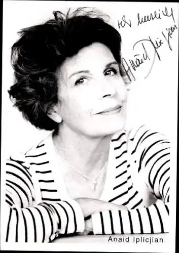 Ak Schauspielerin Anaid Iplicjian, Portrait, Autogramm