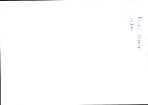 Ak Fernsehmoderator Karl Senne, Portrait, Autogramm