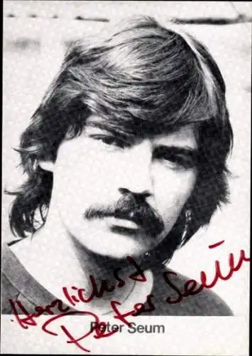 Ak Schauspieler Peter Seum, Portrait, Autogramm