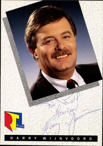 Ak Schauspieler Harry Wijnvoord, Portrait, Autogramm