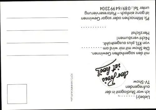 Ak Schauspieler Harry Wijnvoord, Portrait, Autogramm