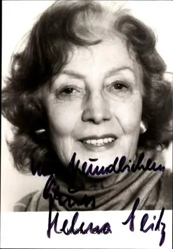 Ak Schauspielerin Helma Seitz, Portrait, Autogramm