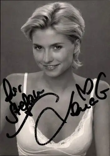 Ak Moderatorin und Model Lena Gercke, Portrait, Autogramm