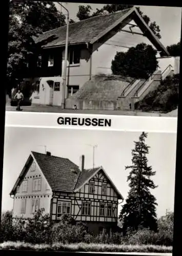 Ak Greußen in Thüringen, Gaststätte Zum Felsenkeller, Erfurter Straße