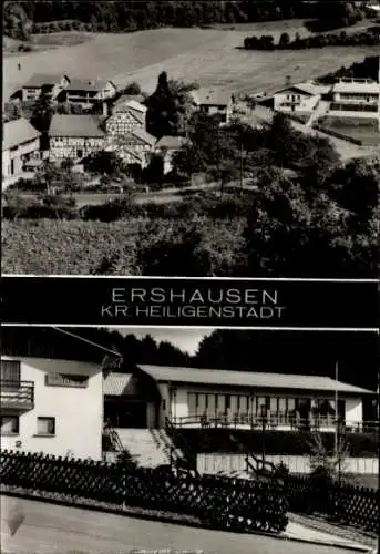 Ak Ershausen Schimberg im Eichsfeld, Ersmühle, Betriebsferienheim Bergterrasse