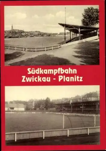 Ak Planitz Zwickau in Sachsen, Südkampfbahn