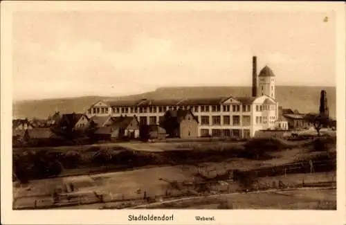 Ak Stadtoldendorf in Niedersachsen, Weberei