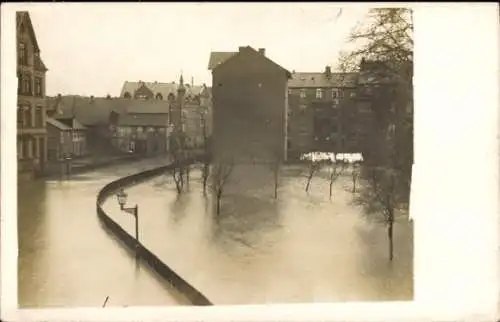 Foto Ak Göttingen in Niedersachsen, Hochwasser Februar 1909