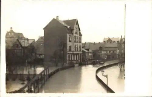 Foto Ak Göttingen in Niedersachsen, Hochwasser Februar 1909