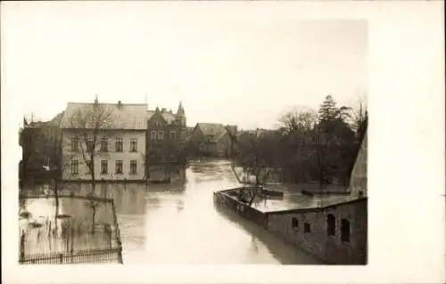 Foto Ak Göttingen in Niedersachsen, Hochwasser Februar 1909