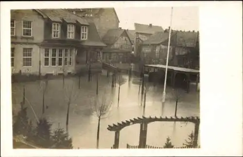 Foto Ak Göttingen in Niedersachsen, Hochwasser Februar 1909