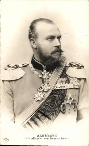 Ak Prinz Albrecht von Preußen, Prinz-Regent des Herzogtums Braunschweig