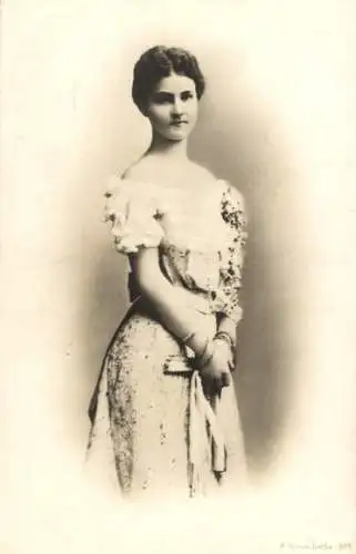 Ak Großherzogin Caroline von Sachsen Weimar Eisenach, Prinzessin Reuss ä.L.