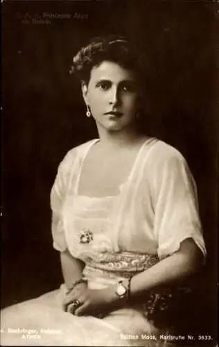 Ak Prinzessin Alice von Griechenland, Prinzessin von Battenberg