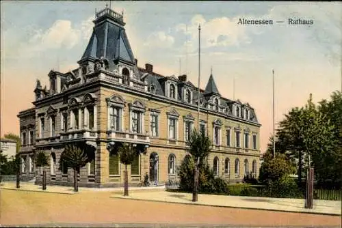 Ak Altenessen Essen im Ruhrgebiet, Rathaus