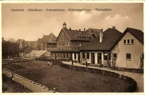 Ak Essen Ruhr, Franz Sales Haus, Gärtnerei, Schulhaus, Antoniushaus, Schutzengelhaus, Werkstätten