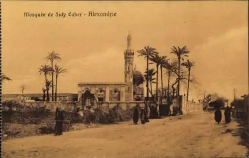 Ak Alexandria Ägypten, Moschee von Sidy Gaber