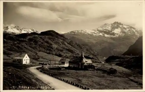 Ak St Christoph am Arlberg Tirol, Panorama