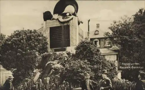 Foto Ak Frankfurt am Main, Hessen Denkmal