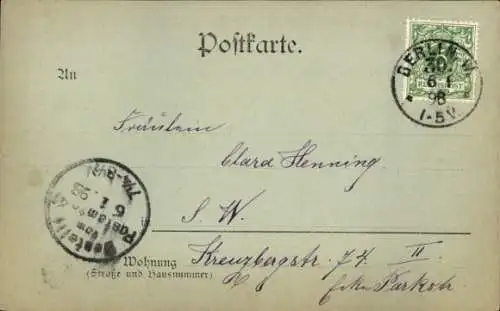 Mondschein Ak München, Kunstakademie