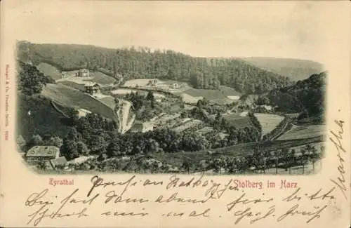 Ak Tyratal Stolberg Südharz, Panorama