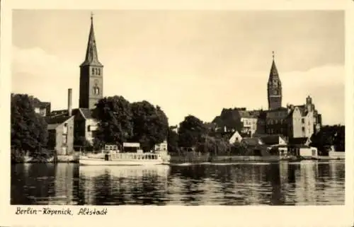 Ak Berlin Köpenick, Altstadt, Salondampfer, Anlegestelle