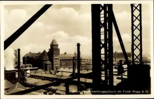 Ak Essen im Ruhrgebiet, Hauptverwaltungsgebäude der Friedr. Krupp AG