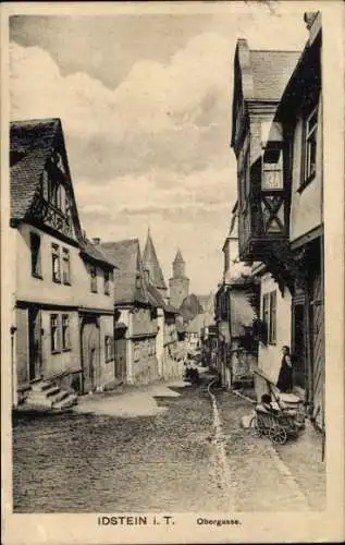 Ak Idstein im Taunus Hessen, Obergasse