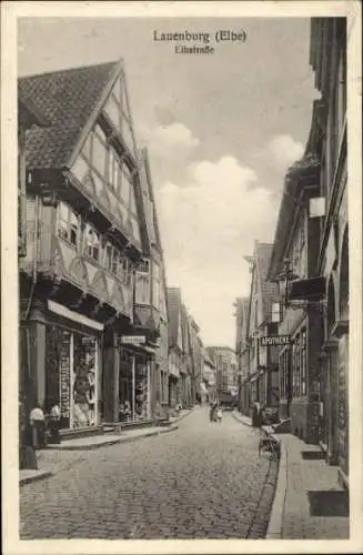 Ak Lauenburg an der Elbe, Elbstraße, Apotheke