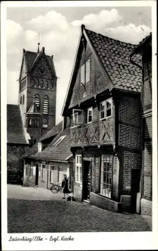 Ak Lauenburg an der Elbe, Evangelische Kirche