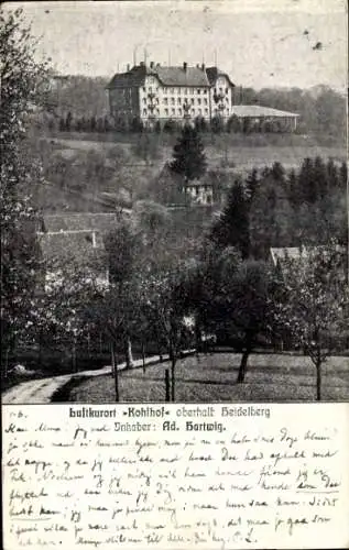 Ak Kohlhof Heidelberg am Neckar, Teilansicht