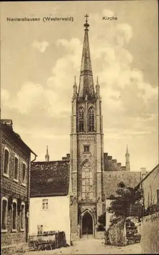 Ak Nentershausen im Westerwald, Kirche