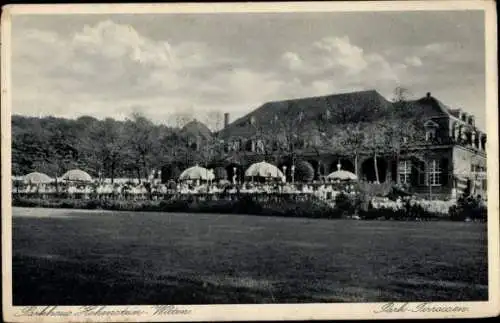 Ak Witten an der Ruhr, Parkhaus Hohenstein, Park-Terrasse