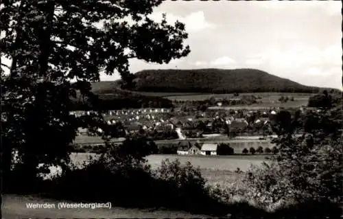 Ak Wehrden Beverungen an der Weser, Panorama