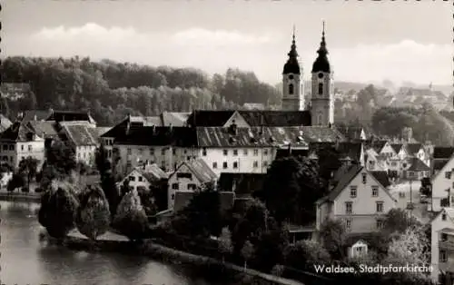 Ak Bad Waldsee in Oberschwaben Württemberg, Stadtpfarrkirche