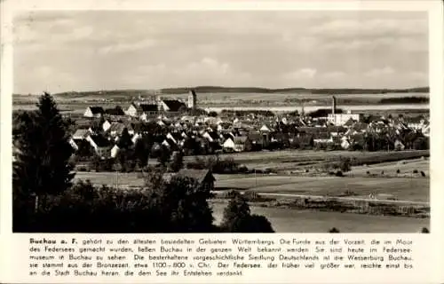 Ak Bad Buchau am Federsee Oberschwaben, Gesamtansicht