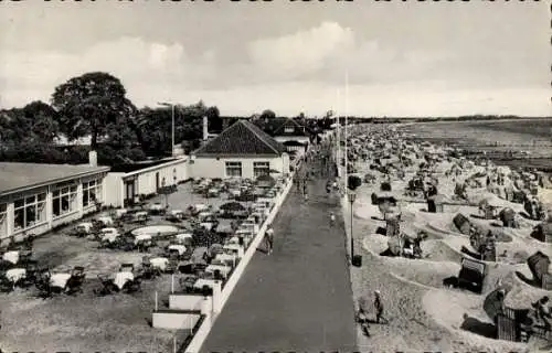 Ak Ostseebad Kellenhusen in Holstein, Strand, Promenade